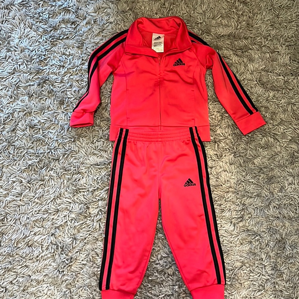 2T- girl’s Adidas track suit